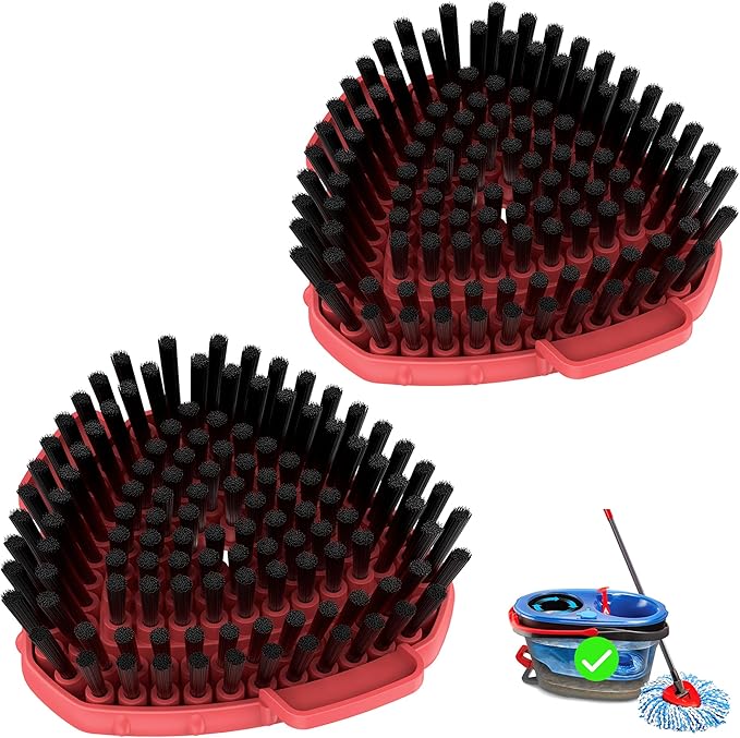 Aifacay Upgrade 2 Pcs Scrubber Mop Heads Replacements