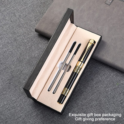 YIVONKA Ballpoint Pen Black Refill,Classical retro style Luxury Pen,Best Ball Pen Gift Set for Men & Women Professional Executive,Office,Nice Pens Classy Gift Box (2 Pack Black)