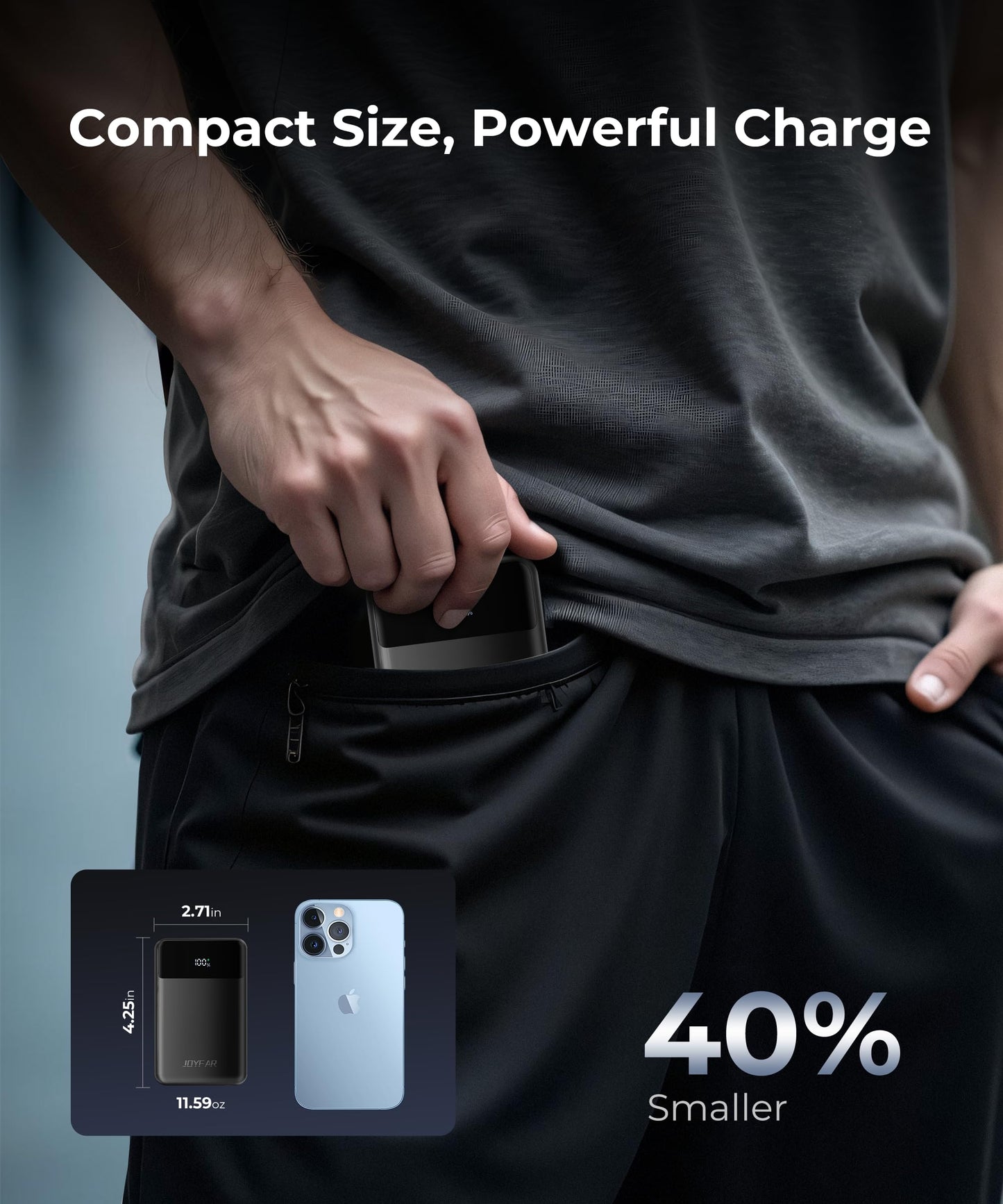Portable-Charger-Power-Bank Travel Essentials Battery Pack USB C 30000mAh Built in Cable 22.5W Phone Fast Charging Powerbank Compatible with iPhone 16 15 14 13 12 11 iPad Samsung Google Xiaomi