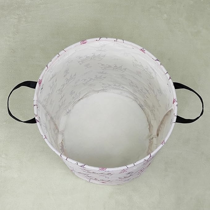 FANKANG Storage Basket, Nursery Hamper Canvas Laundry Basket Foldable