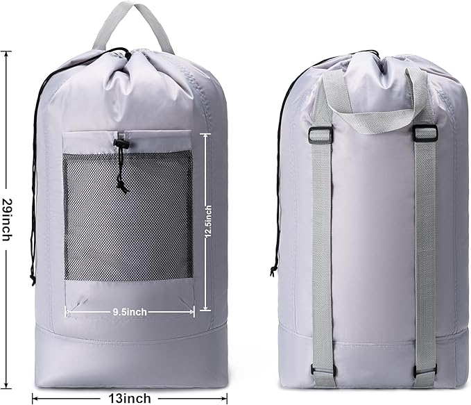 Backpack Laundry Bag, Large Travel Laundry Bags