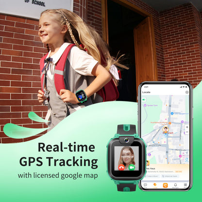 imoo Watch Phone Z1 Kids Smart Watch, 4G Kids Smartwatch with Video and Phone Call Durable, GPS Watch with Real Time Location and IPX8 Water Resistance (Green)