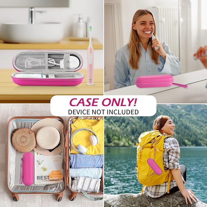 Toothbrush Travel Case for Oral B/Oral-B Pro 1000 1500 5000 7000 & Philips