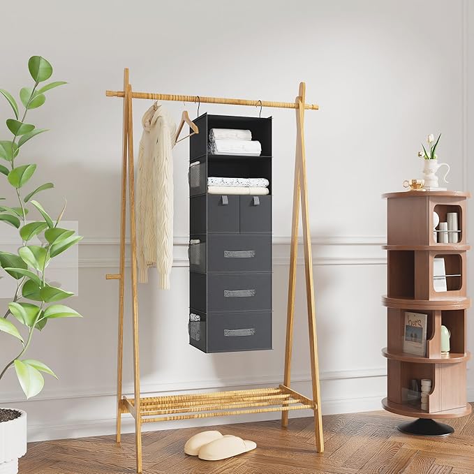 6-Shelves Hanging Closet Organizer