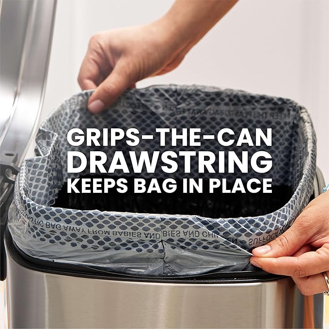 Glad ForceFlex MaxStrength Kitchen Trash Bags, 13 Gal, Fresh Clean Febreze