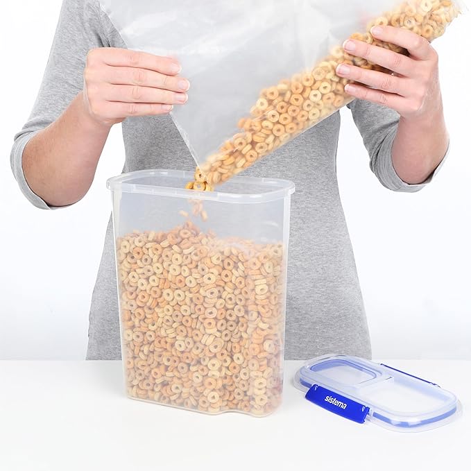 Sistema KLIP IT PLUS Cereal Storage Container | Airtight 4.2 Litre Food Pantry