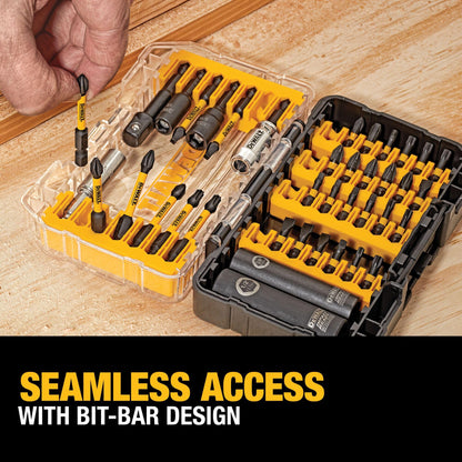 DEWALT Impact Ready FlexTorq Screwdriver Bit Set, 40 Pieces (DWA2T40IR), 22.2 x 4 x 22.2 cm