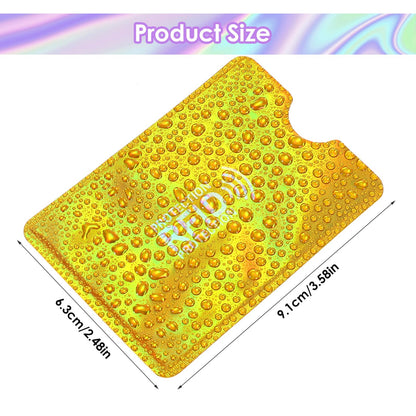Yuanchu 10pcs RFID Blocking Sleeves, RFID Card Protector Holder Credit Card Sleeves Identity Theft Prevention for Women Men(10 Pcs)
