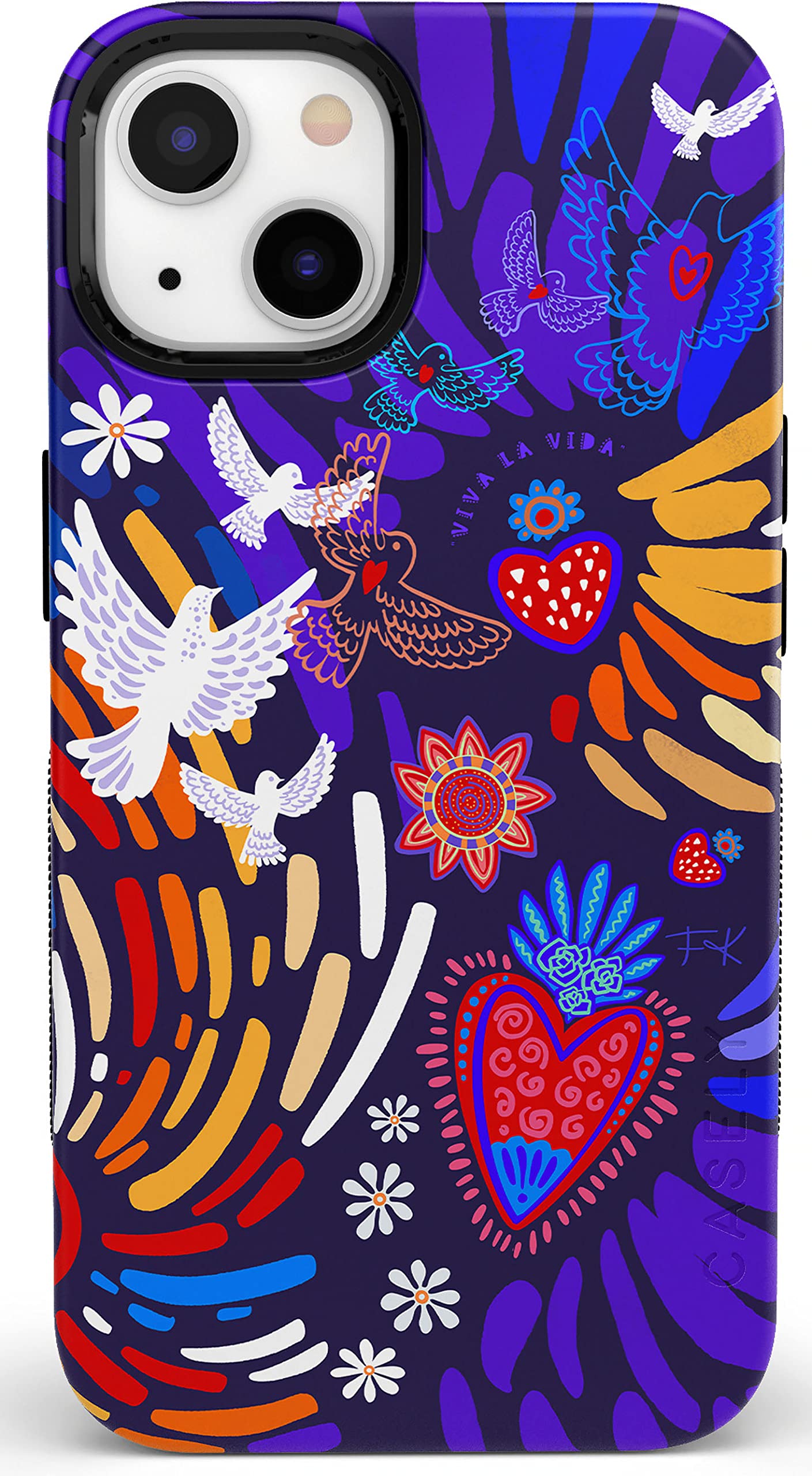 Casely iPhone 14 Case | Pastel Garden | Sunday Best | Compatible with MagSafe | Bold Protective Design