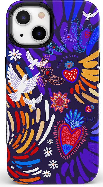 Casely iPhone 14 Case | Pastel Garden | Sunday Best | Compatible with MagSafe | Bold Protective Design