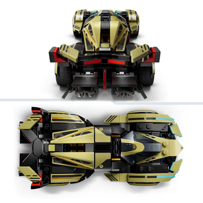 LEGO Speed Champions Lamborghini Lambo V12 Vision GT Super Car Toy for 10 Plus Year Old Boys & Girls, Buildable Vehicle Model Set, Kids' Bedroom Decoration, Birthday Gift Idea 76923