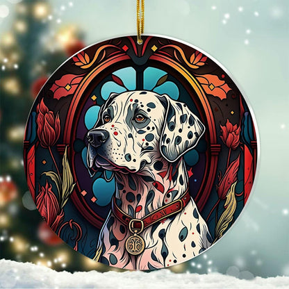 Dalmatian Christmas Ornament 2025 - Dalmation Gifts for Women, Dalmatian Ornament for Christmas Tree, Gifts for Dalmatian Lovers Dog Christmas Decor Keepsake