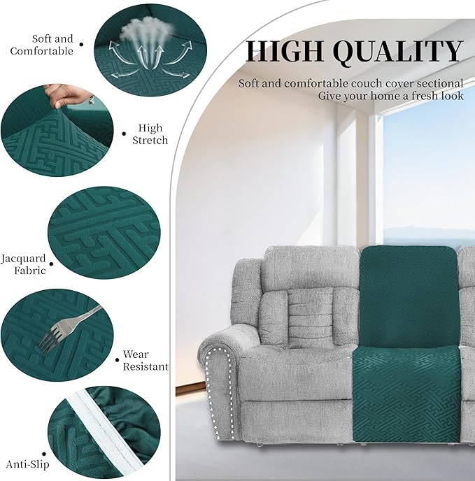 100% Waterproof Sectional Recliner Couch Covers