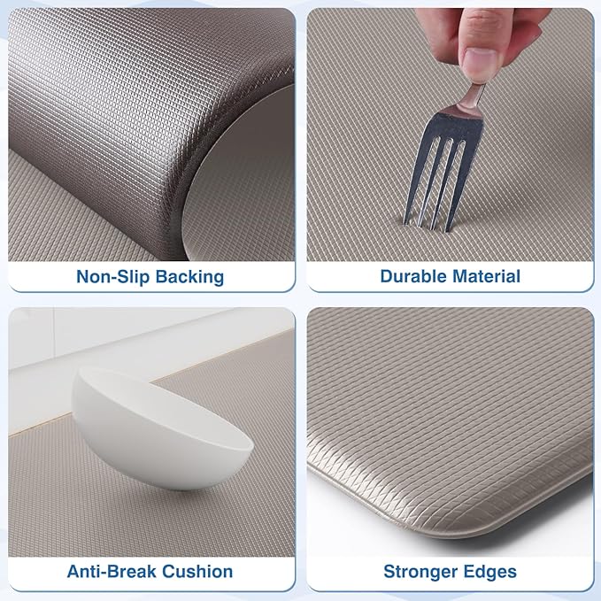 StepRite Kitchen Mats, Cushioned Anti Fatigue Kitchen Mats