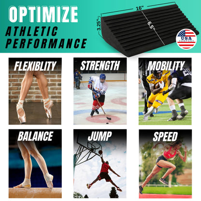 Slant Board for Calf Stretching | Balance Board Calf Stretcher for Plantar Fasciitis Relief,Achilles Tendonitis Reliefs,Shin Splint Relief,Squat Wedge