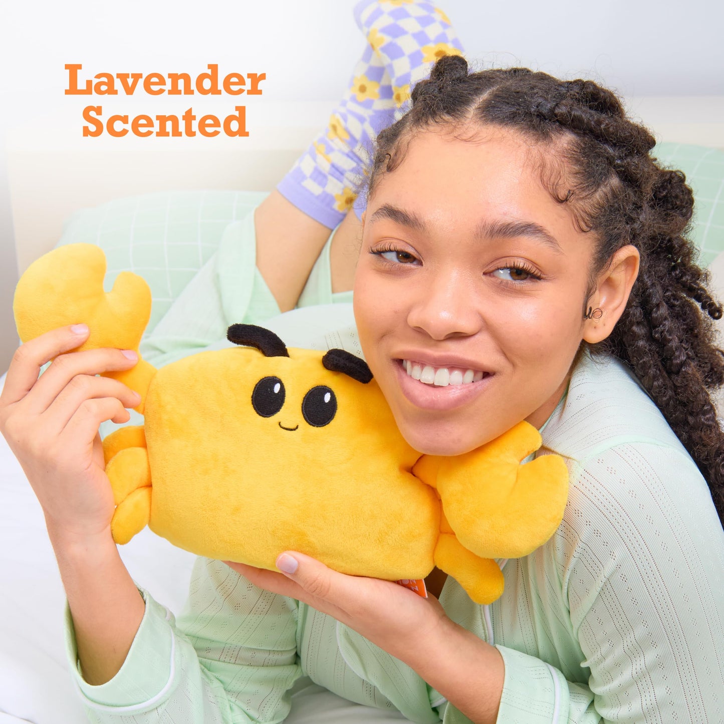 Happy Helpers Octopus Plush — Menstruation Crustacean Plushies Cute Lavender Scented Heating Pad for Cramps