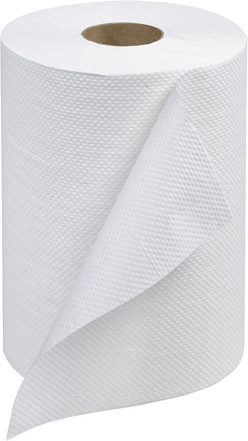 Tork Paper Hand Towel Roll White H21, 100% Recycled Fiber, 12 Rolls x 350 ft