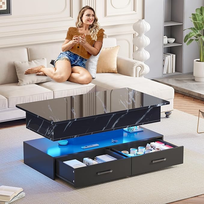 SEDETA 40" Lift Top Coffee Table, Coffee Tables