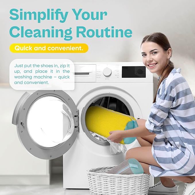 Shoe Washing Machine Bag – 2 Pack Mesh Laundry Bags