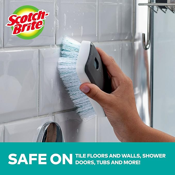 Scotch-Brite Deep Clean Brush, For Tile Floors and Walls, Shower Doors