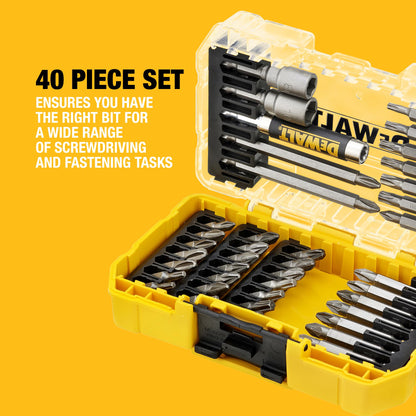 DEWALT 40 pc. Screwdriving Set in Small TOUGHCASE, DT70702