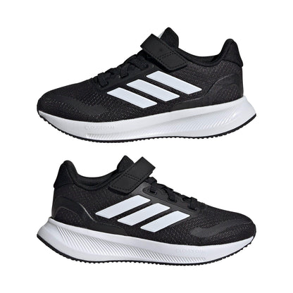 adidas RUNFALCON 5 Shoes Kids Running, Core Black/Cloud White/Cloud White, 12.5 UK