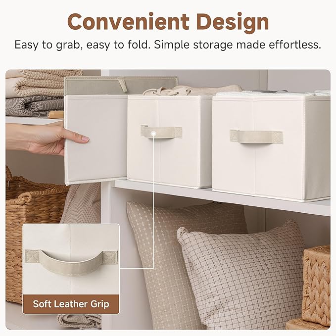 StorageWorks Closet Organizers and Storage Bins, Fabric Storage Baskets