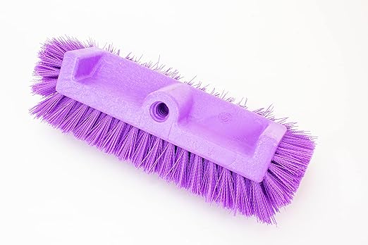 SPARTA Multi-Level Tile Scrub Brush 12" Wide Brush Head, Heavy-Duty Tile