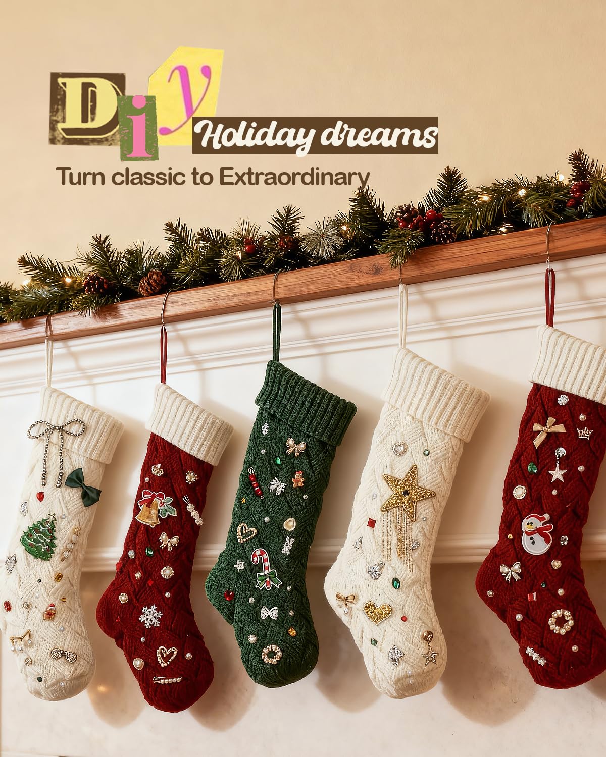 DoDoBeads Christmas Shoe & Sock Charms Kit, 86 pcs DIY Holiday Decorations with Bows, Pearls, Snowflakes, Pins – Perfect for Festive Christmas Socks, Shoes & Holiday Craft Projects
