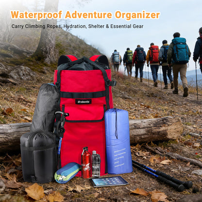 Brobantle Climbing Rope Bag,Large Capacity Arborist Tree Rope Storage Bag,Waterproof Outdoor Rock Climbing Gear Bag