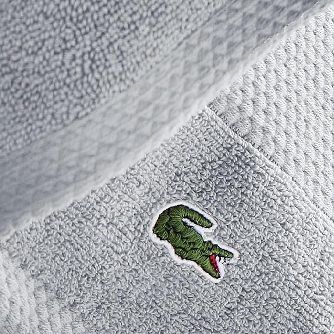 Lacoste Heritage 100% Supima Cotton Bath Towel, Premium Super Soft Bath Towel
