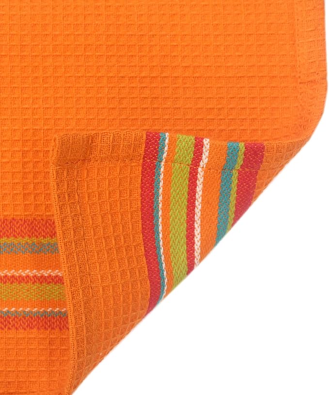 COTTON CRAFT Salsa Stripe Kitchen Towel