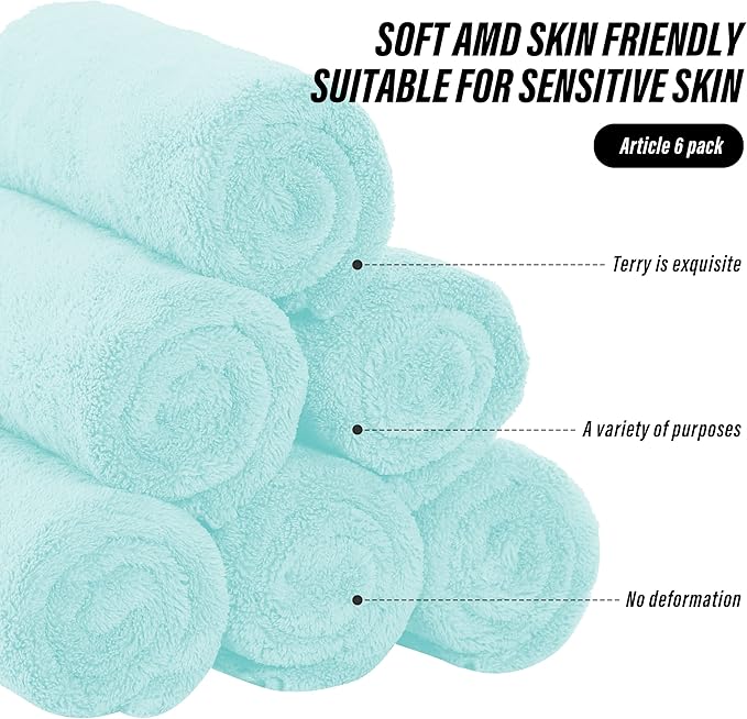 MOONQUEEN 6 Pack Premium Hand Towels
