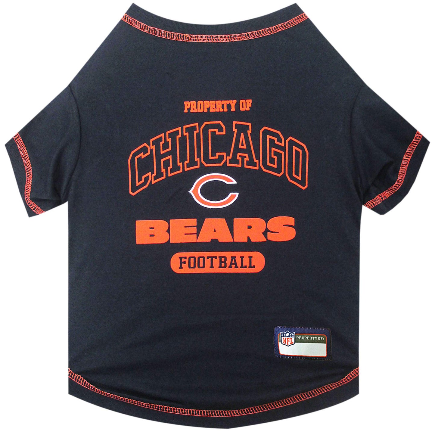Pets First CHI-4014-XS Chicago Bears Tee Shirt, X-Small Size