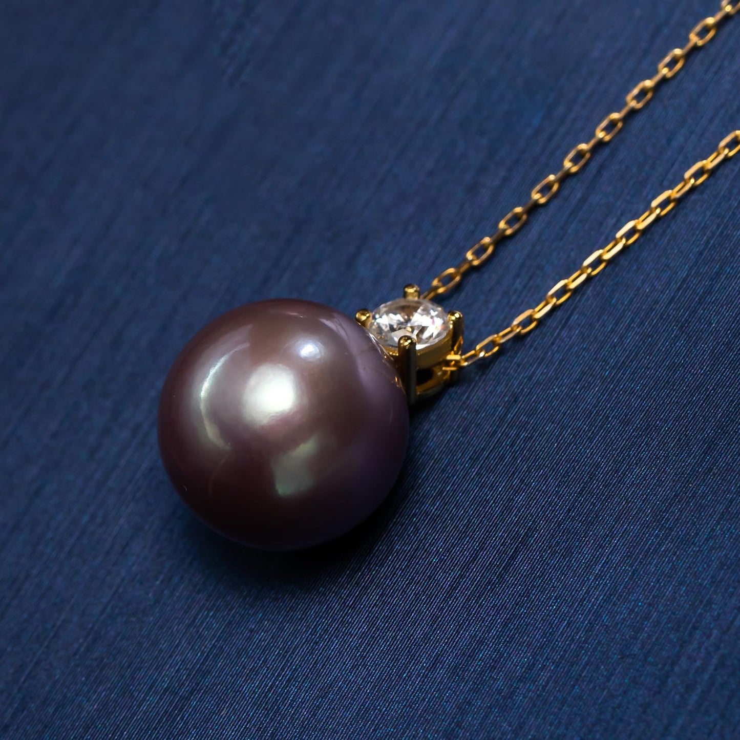 Nacréliser Elegant 12-13mm Purple Freshwater Pearl Necklace - Exquisite Women's Birthday Gifts, Gift for Women, and Jewelry Present for Wife or Mom