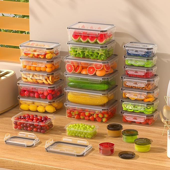 52 PCS Food Storage Containers