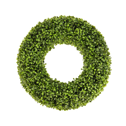 SEVENLOVE Boxwood Wreath,20inch Wreath for Front Door Greenery Wreath Outdoor/Indoor Green Home Round All Year Round Farmhouse St Patricks Day Decorations