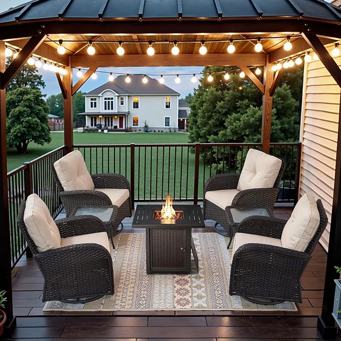 Belord 7 Piece Wicker Patio Furniture Set
