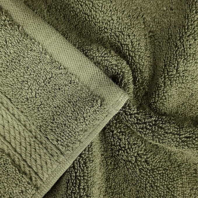 Superior Egyptian Cotton Pile 9 Piece Towel Set, Includes 3 Bath, 3 Hand