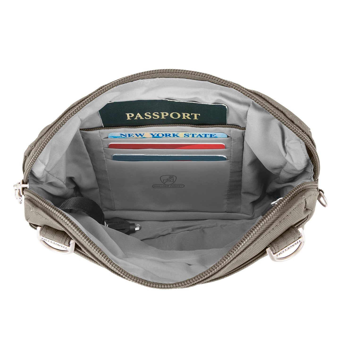 Travelon Women's Classic Convertible Crossbody and Waist Pack Cross Body Bag