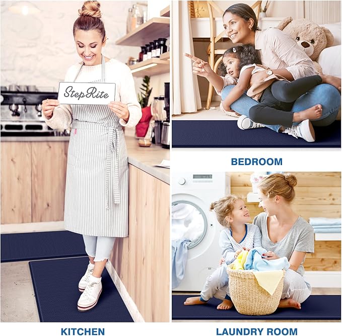 StepRite Kitchen Mats, Cushioned Anti Fatigue Kitchen Mats