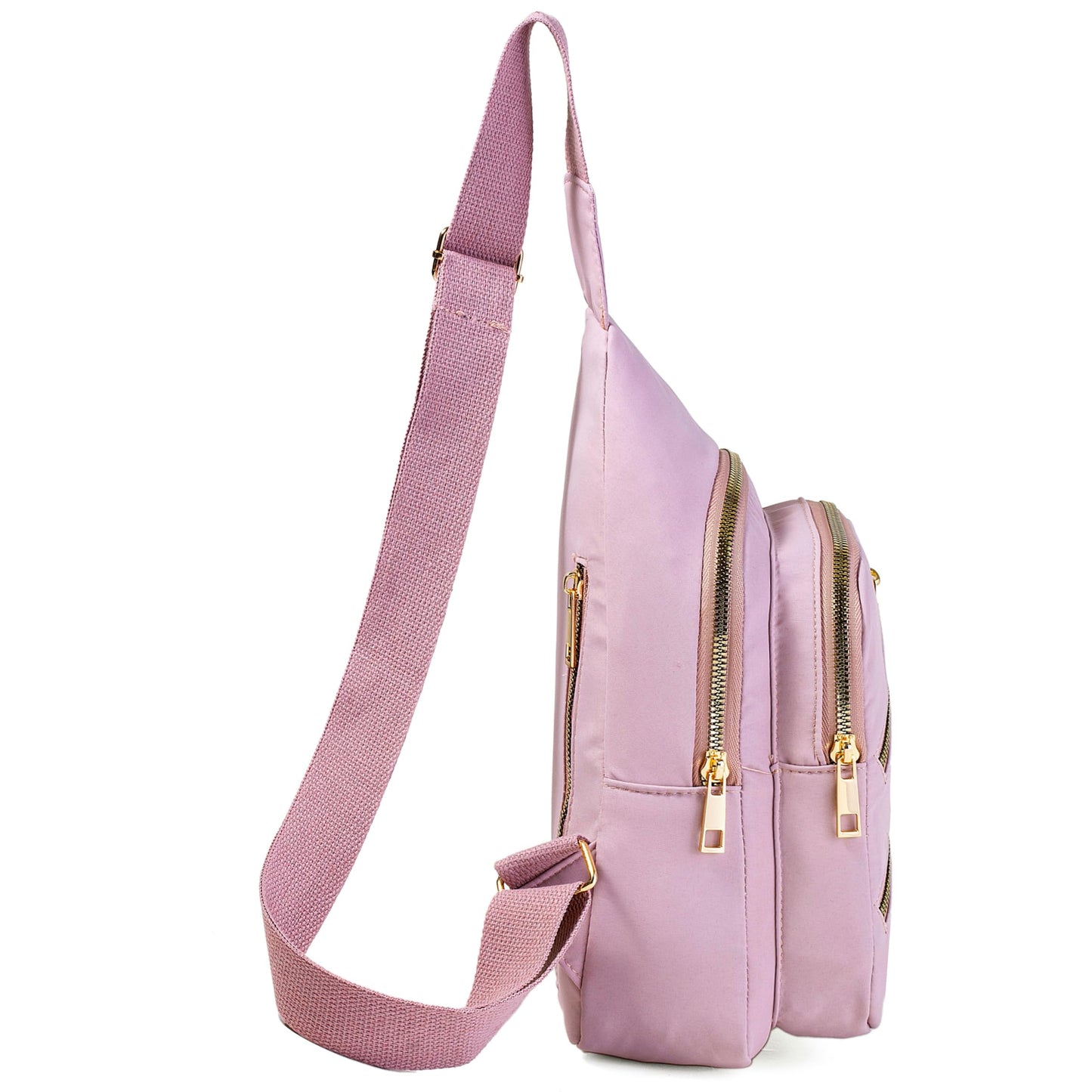 Small Sling Backpack Crossbody Sling Bag for Women, Chest Bag Daypack Fanny Pack Cross Body Bag for Outdoors Hiking Traveling - Black