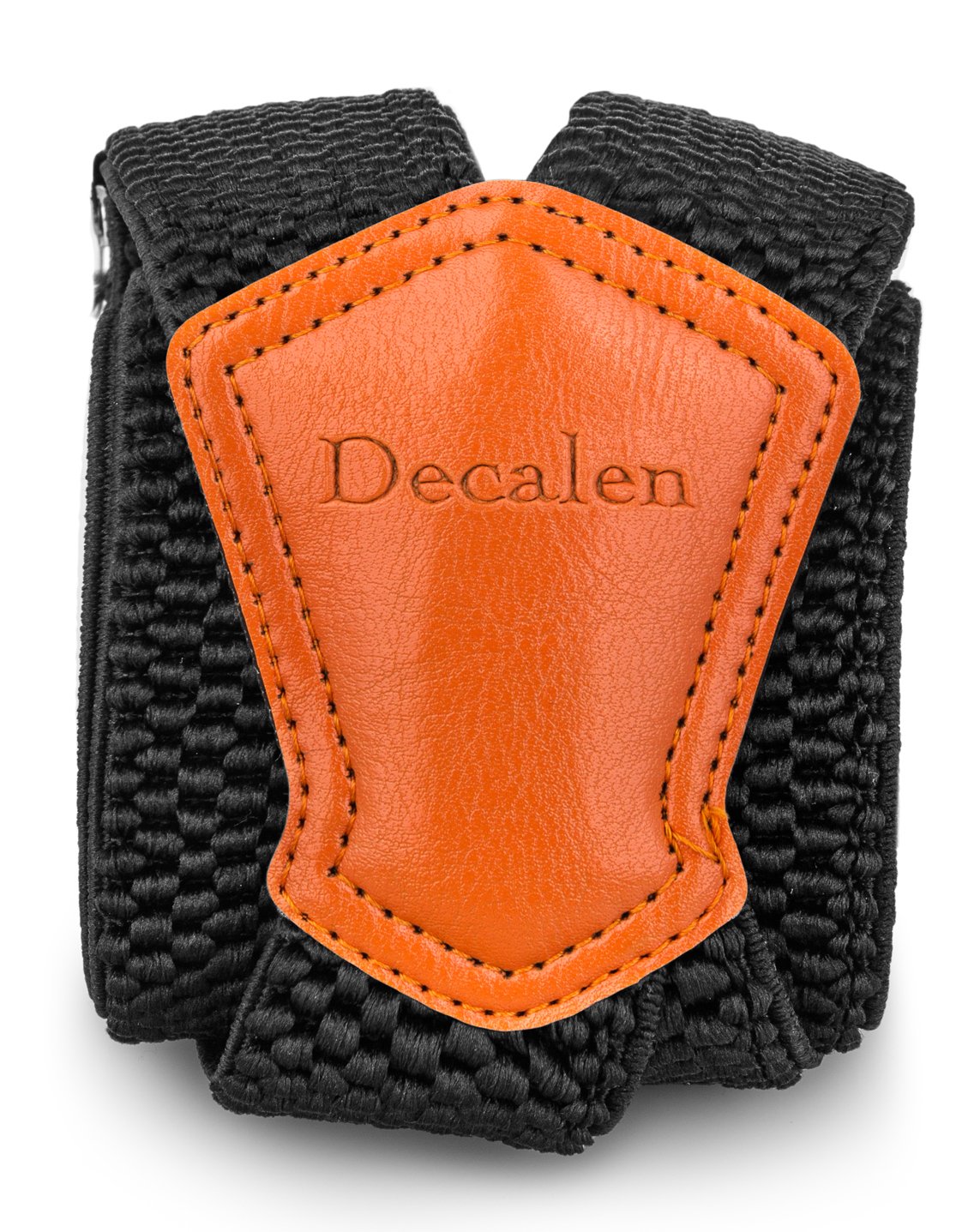 Decalen Mens Braces with Very Strong Metal Clips Wide 4 cm 1.5 inch Heavy Duty Suspenders One Size Fits All Men and Women Adjustable and Elastic X Form (Black 1)