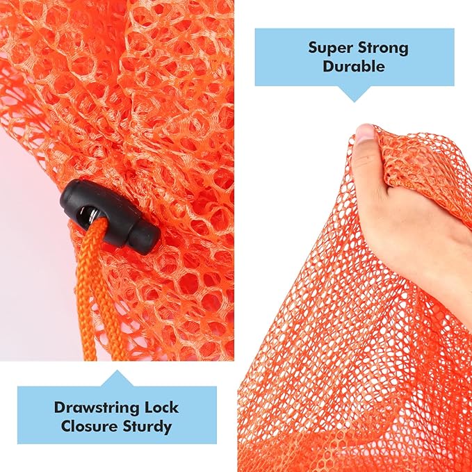3Pcs Mesh Laundry Bags Washing Machine Mesh Wash Bags Jumbo