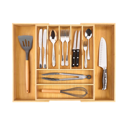 Kitchen Silverware Drawer Organizer and Storage Cabinet Utensil Rack Bathroom Counter Vanity Extra Large Big Cooking Drawer Organizers Countertop Pantry Storage Cabinet Best Kitchen Must Haves 2025