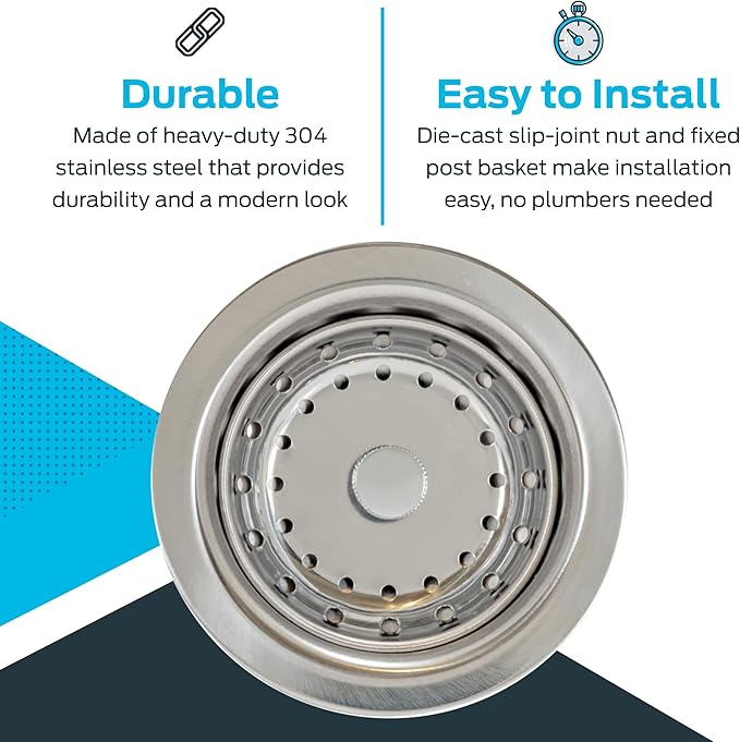 EZ-FLO Kitchen Sink Strainer