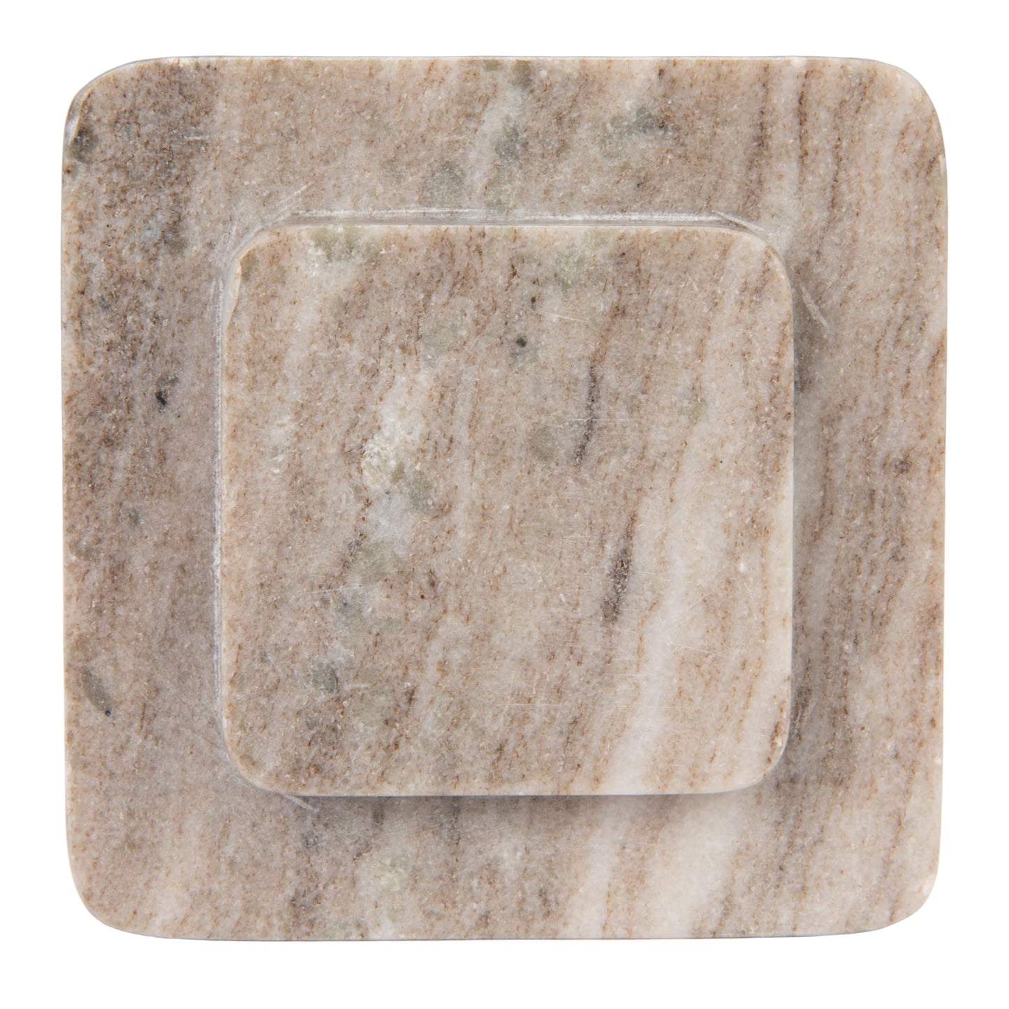 Bloomingville Heavy Duty Marble Bookends, Beige, Set of 2