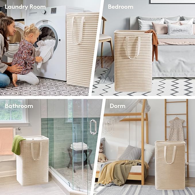 Lifewit 1 Pack Laundry Hamper Large Collapsible Laundry Baskets, Freestanding