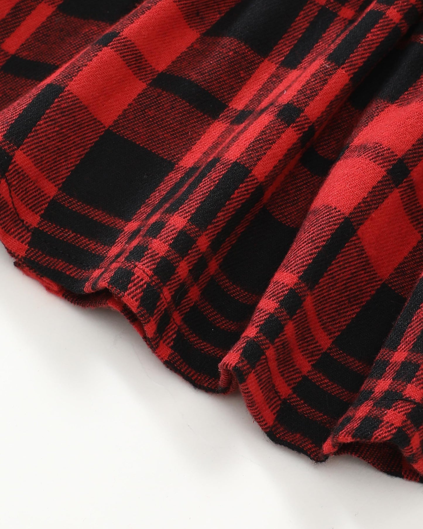 Baby Girl Christmas Outfits 6-9 Months 9-12 Month Girl Clothes Infant Girls Winter Dress Fall Spring Gifts Ribbed Ruffle Long Sleeve Red Plaid Dresses for Girls