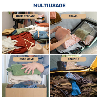 Simple Deluxe 20 Pack Space Saver Bags (4 Jumbo/4 Large/4 Medium/4 Small/4 Roll M) Vacuum Storage Bags, Vacuum Seal Bags with Hand Pump for Comforters, Blankets, Bedding, Pillows and Clothes